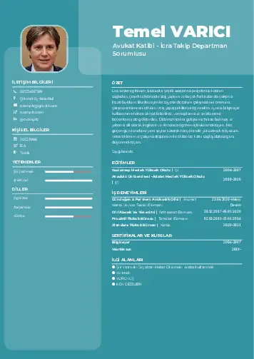 Hukuk Sekreteri Cv Örnekleri cv indir